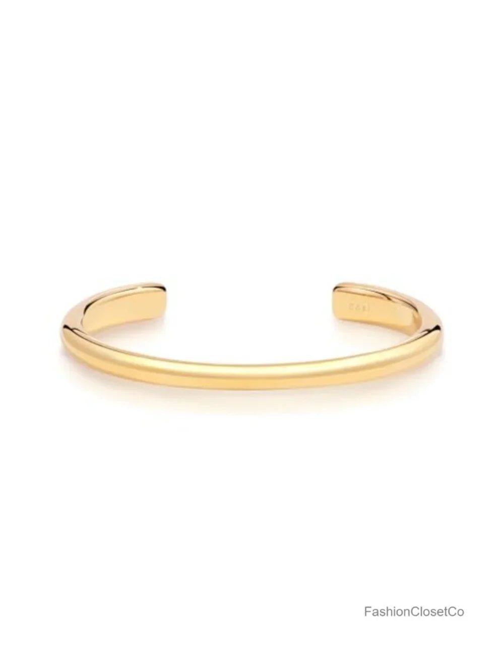 Minimalist Stainless Steel Cuff Bangle Bracelet Hypoallergenic Stackable